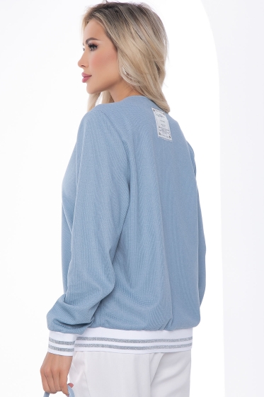 Бомбер Дана (серо-голубой) Б10044