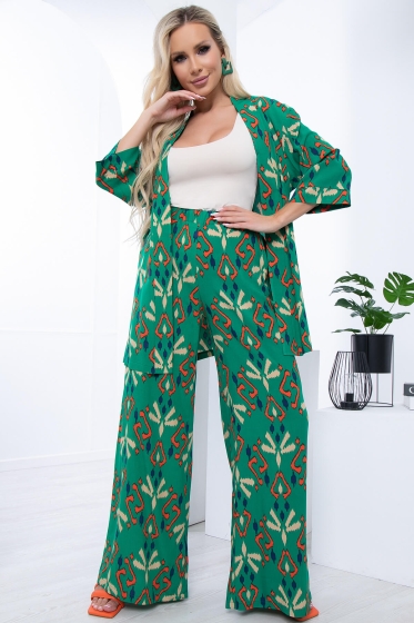 Костюм "Зарина" (яркая зелень) К6750