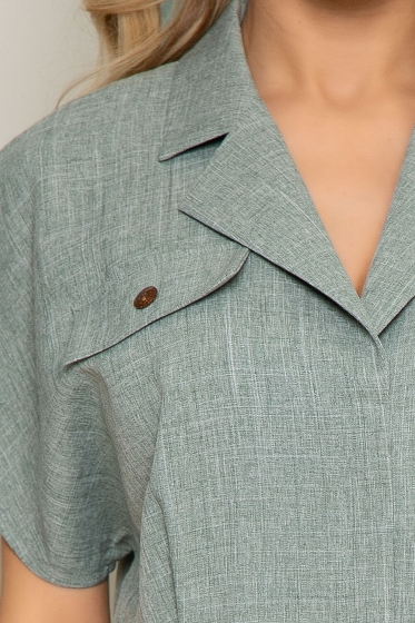 Платье &quot;Эвелина&quot; (олива) П3665