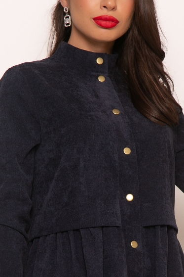 Платье "Муза" (темно-синее) П4117