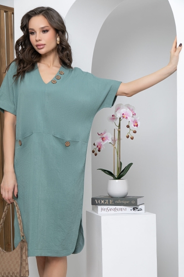 Платье Асель (фисташка) П10349