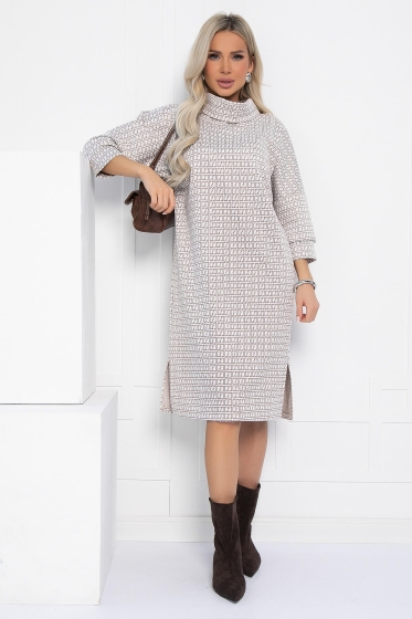 Платье Никс (светло-бежевое) П12756-4М