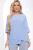 Блуза "Очарование весны" (голубая) Б8084 Блуза "Очарование весны" (голубая) Б8084