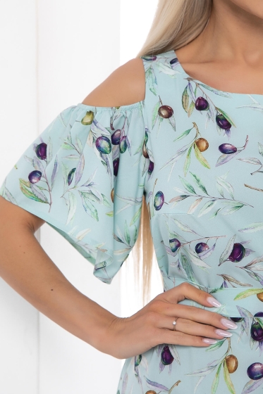 Платье &quot;Марианна&quot; миди (олива) П8785